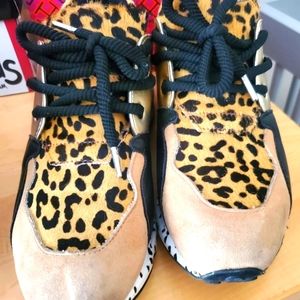 Size 7.5m Good Condition Steve Madden Animal-print Womens' Cliff Sneakers $38